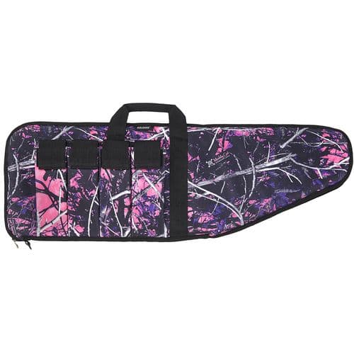 Bulldog MDG1038 Extreme Tactical Rifle Case made of Water-Resistant Nylon with Muddy Girl Camo Finish, Black Trim, Tricot Lining, 4 External Velcro Magazine Pouches & Soft Padding 38" L Bulldog MDG1038 Extreme Tactical Rifle Case made of Water-Resistant Nylon with Muddy Girl Camo Finish, Black Trim, Tricot Lining, 4 External Velcro Magazine Pouches & Soft Padding 38" L