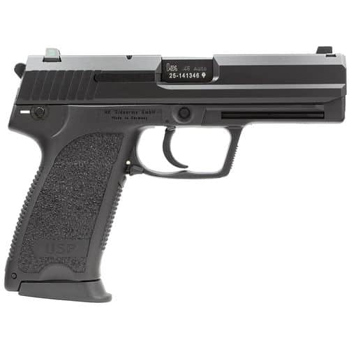 HK 81000323 USP V1 45 ACP 4.41" 12+1 (3) Black Black Steel Slide Black Polymer Grip Night Sights HK 81000323 USP V1 45 ACP 4.41" 12+1 (3) Black Black Steel Slide Black Polymer Grip Night Sights