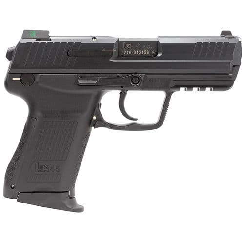 HK 81000021 HK45 Compact V7 LEM 45 ACP 3.94" 8+1 (3) Black Black Steel Slide Black Interchangeable Backstrap Grip Night Sights HK 81000021 HK45 Compact V7 LEM 45 ACP 3.94" 8+1 (3) Black Black Steel Slide Black Interchangeable Backstrap Grip Night Sights