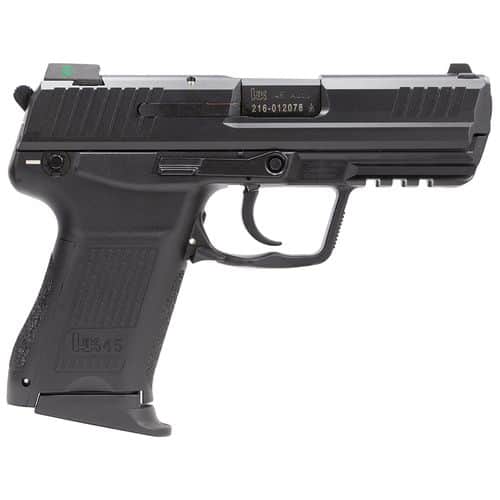 HK 81000019 HK45 Compact V1 *MA Compliant 45 ACP 3.94" 8+1 (3) Black Black Steel Slide Black Interchangeable Backstrap Grip Night Sights HK 81000019 HK45 Compact V1 *MA Compliant 45 ACP 3.94" 8+1 (3) Black Black Steel Slide Black Interchangeable Backstrap Grip Night Sights
