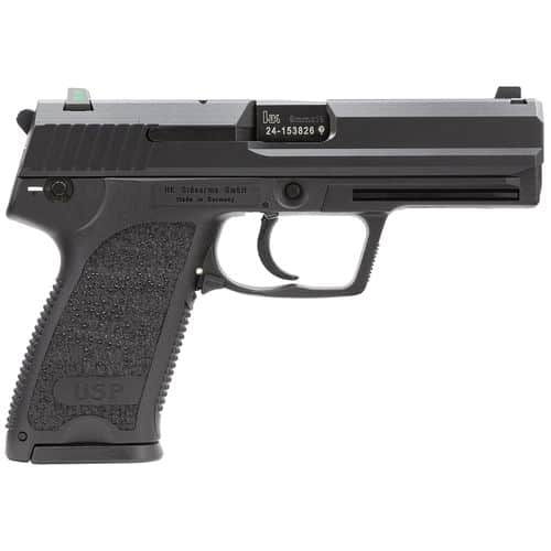 HK 81000308 USP V1 9mm Luger 4.25" 15+1 (3) Black Black Steel Slide Black Polymer Grip Night Sights HK 81000308 USP V1 9mm Luger 4.25" 15+1 (3) Black Black Steel Slide Black Polymer Grip Night Sights
