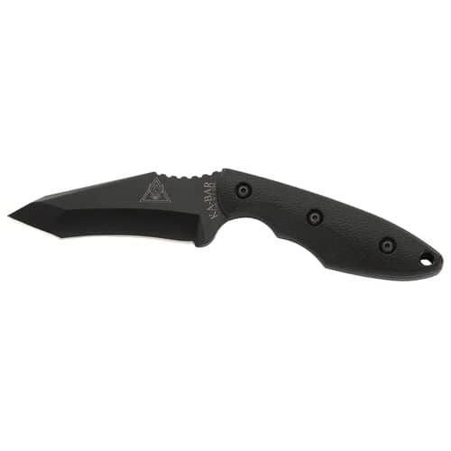 Ka-Bar 2486 TDI Hell Fire 3.56" Fixed Recurve Tanto Plain 1095 Cro-Van Blade Black Ultramid Handle Ka-Bar 2486 TDI Hell Fire 3.56" Fixed Recurve Tanto Plain 1095 Cro-Van Blade Black Ultramid Handle