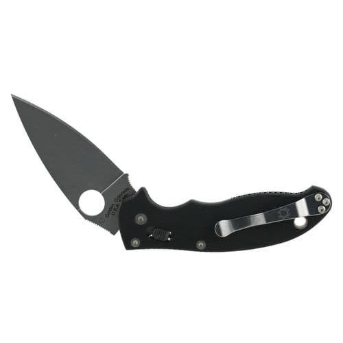 Spyderco C101GP2 Manix 2 3.40" Folding Drop Point Plain CPM S30V Stainless Steel Blade/G10 Black Handle Spyderco C101GP2 Manix 2 3.40" Folding Drop Point Plain CPM S30V Stainless Steel Blade/G10 Black Handle