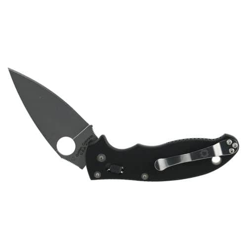 Spyderco C101GP2 Manix 2 3.40" Folding Drop Point Plain CPM S30V Stainless Steel Blade/G10 Black Handle Spyderco C101GP2 Manix 2 3.40" Folding Drop Point Plain CPM S30V Stainless Steel Blade/G10 Black Handle