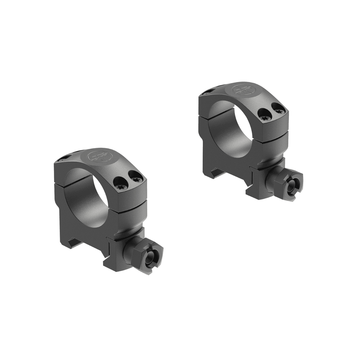 Leupold 57524 Mark 4 Scope Ring Set Matte Black Aluminum 1" Tube Medium Picatinny Rail Leupold 57524 Mark 4 Scope Ring Set Matte Black Aluminum 1" Tube Medium Picatinny Rail