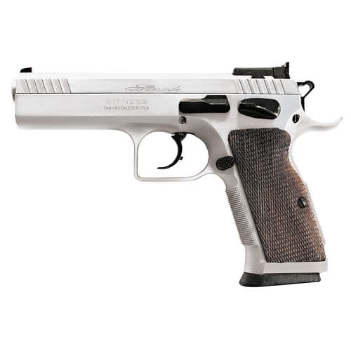 Tanfoglio 600605 Witness Elite Stock II 9mm Luger 4.50" 17+1 Chrome Steel Walnut Grip Tanfoglio 600605 Witness Elite Stock II 9mm Luger 4.50" 17+1 Chrome Steel Walnut Grip