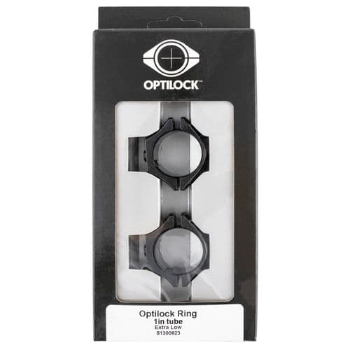 Tikka S1300923 Opti-Lock Rings Opti-Lock Base Extra Low 1" Black Steel Tikka S1300923 Opti-Lock Rings Opti-Lock Base Extra Low 1" Black Steel