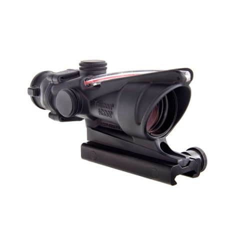 Trijicon ACOG 4x32 Dual Illuminated Red Chevron .223 Ballistic Reticle with TA51 Flattop Mount Trijicon ACOG 4x32 Dual Illuminated Red Chevron .223 Ballistic Reticle with TA51 Flattop Mount