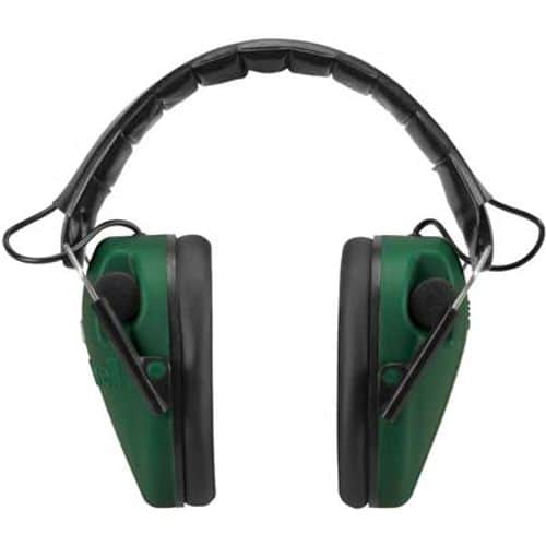 Caldwell 487557 E-Max Electronic Low Profile 23 dB Over the Head Green Ear Cups with Black Headband & Adjustable Volume Control for Adults Caldwell 487557 E-Max Electronic Low Profile 23 dB Over the Head Green Ear Cups with Black Headband & Adjustable Volume Control for Adults