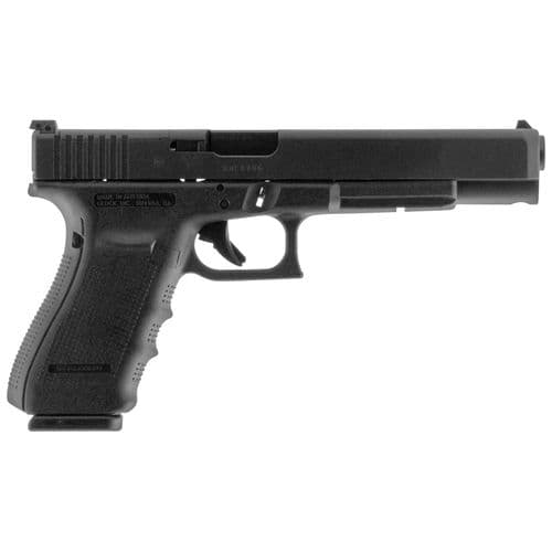 Glock PG4030101MOS G40 Gen4 MOS 10mm Auto 6.02" 10+1 Black Long Black Steel with MOS Cuts Slide Black Interchangeable Backstrap Grip Glock PG4030101MOS G40 Gen4 MOS 10mm Auto 6.02" 10+1 Black Long Black Steel with MOS Cuts Slide Black Interchangeable Backstrap Grip