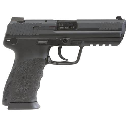 HK 81000029 HK45 V7 LEM 45 ACP 4.46" 10+1 (3) Black Black Steel Slide Black Interchangeable Backstrap Grip Night Sights HK 81000029 HK45 V7 LEM 45 ACP 4.46" 10+1 (3) Black Black Steel Slide Black Interchangeable Backstrap Grip Night Sights