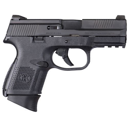 FN 66694 FNS Compact 9mm Luger 3.60" 10+1 Black Matte Black Stainless Steel Slide Black Polymer Grip FN 66694 FNS Compact 9mm Luger 3.60" 10+1 Black Matte Black Stainless Steel Slide Black Polymer Grip