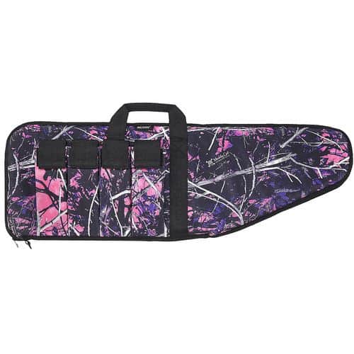 Bulldog MDG1043 Extreme Tactical Rifle Case made of Water-Resistant Nylon with Muddy Girl Camo, Black Trim, Tricot Lining & 4 External Velcro Magazine Pouches 43" L Bulldog MDG1043 Extreme Tactical Rifle Case made of Water-Resistant Nylon with Muddy Girl Camo, Black Trim, Tricot Lining & 4 External Velcro Magazine Pouches 43" L