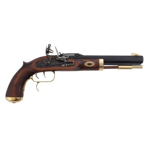 Traditions P1090 Trapper SAO 50 Cal Flintlock 9.75" 1 Blued Frame & Barrel Hardwood Grip Traditions P1090 Trapper SAO 50 Cal Flintlock 9.75" 1 Blued Frame & Barrel Hardwood Grip