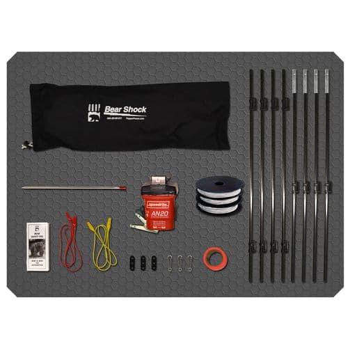 UDAP BEF Bear Shock Electric Fence 6" x 20" 3.7 lbs 110 ft Black UDAP BEF Bear Shock Electric Fence 6" x 20" 3.7 lbs 110 ft Black