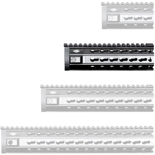 Yankee Hill 5310 KR7 Handguard 7.29" L Carbine Length Style made of 6061-T6 Aluminum with Black Matte Anodized Finish & KeyMod Slots for AR-15 Yankee Hill 5310 KR7 Handguard 7.29" L Carbine Length Style made of 6061-T6 Aluminum with Black Matte Anodized Finish & KeyMod Slots for AR-15