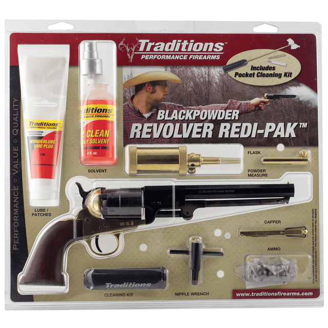 Traditions FRS18511 1851 Navy Break Open 44 Cal Black Powder Pistol Traditions FRS18511 1851 Navy Break Open 44 Cal Black Powder Pistol