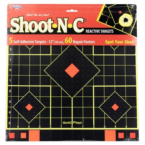 Birchwood Casey 34207 Shoot-N-C Sight-In Self-Adhesive Paper 5-Diamond Multi Color 5 Pack Birchwood Casey 34207 Shoot-N-C Sight-In Self-Adhesive Paper 5-Diamond Multi Color 5 Pack