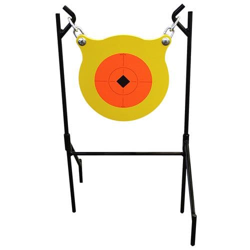 Birchwood Casey 47330 World of Targets Boomslang Centerfire Yellow Gong w/Orange Target .5" Thick AR500 Steel Birchwood Casey 47330 World of Targets Boomslang Centerfire Yellow Gong w/Orange Target .5" Thick AR500 Steel