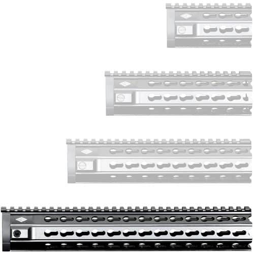 Yankee Hill 5300 KR7 Handguard 12.60" L Rifle Length Style made of 6061-T6 Aluminum with Black Matte Anodized Finish & KeyMod Slots for AR-15 Yankee Hill 5300 KR7 Handguard 12.60" L Rifle Length Style made of 6061-T6 Aluminum with Black Matte Anodized Finish & KeyMod Slots for AR-15