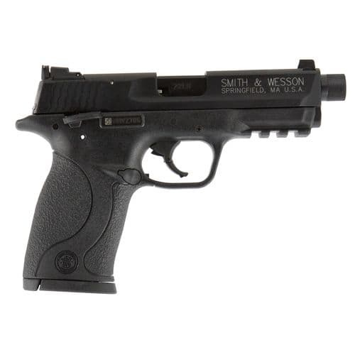 Smith & Wesson 10199 M&P Compact 22 LR 3.50" TB 10+1 Black Black Armornite Aluminum Slide Black Polymer Grip Smith & Wesson 10199 M&P Compact 22 LR 3.50" TB 10+1 Black Black Armornite Aluminum Slide Black Polymer Grip
