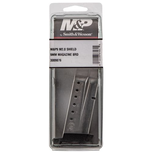 Smith & Wesson 3009876 OEM 9mm Luger S&W M&P Shield M2.0 8rd Blued Detachable Smith & Wesson 3009876 OEM 9mm Luger S&W M&P Shield M2.0 8rd Blued Detachable