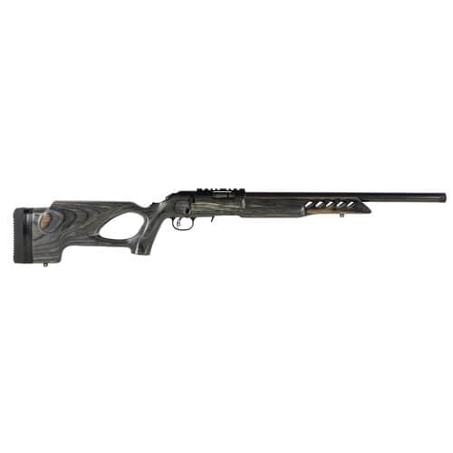 Ruger 8360 American Rimfire Target 22 LR 18" 10+1 Satin Blued Black Laminate Fixed Thumbhole Stock Ruger 8360 American Rimfire Target 22 LR 18" 10+1 Satin Blued Black Laminate Fixed Thumbhole Stock