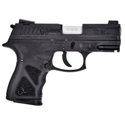 Taurus 1TH9C031 TH9c 9mm Luger 3.54" 17+1 Black Frame w/Rail Matte Black Steel Slide Black Polymer Grip Taurus 1TH9C031 TH9c 9mm Luger 3.54" 17+1 Black Frame w/Rail Matte Black Steel Slide Black Polymer Grip
