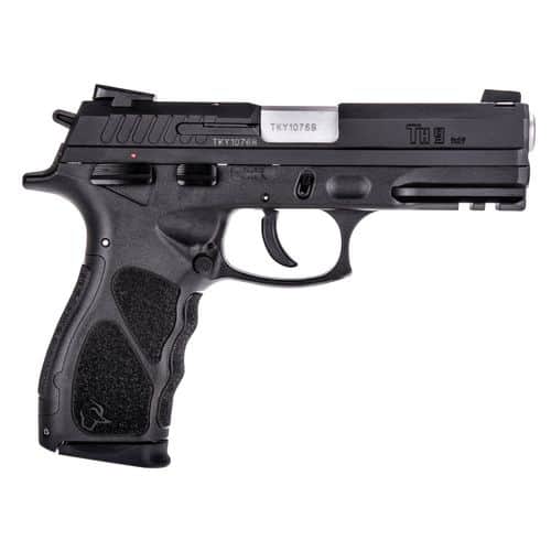 Taurus 1-TH9041 TH9 9mm Luger 4.27" 17+1 Black Frame w/Rail Matte Black Steel Slide Black Interchangeable Backstrap Grip Taurus 1-TH9041 TH9 9mm Luger 4.27" 17+1 Black Frame w/Rail Matte Black Steel Slide Black Interchangeable Backstrap Grip