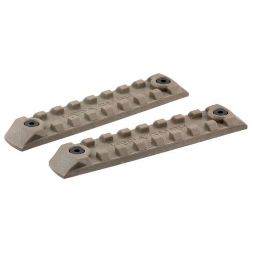 Hera Arms 180102 KeyMod Rail Set 4.09" Tan Polymer 2 Pack Hera Arms 180102 KeyMod Rail Set 4.09" Tan Polymer 2 Pack