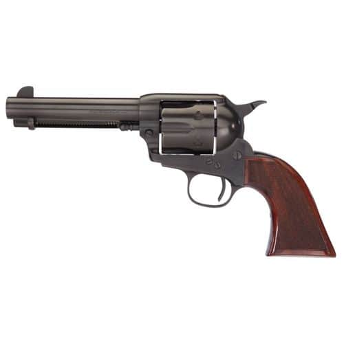 Taylors & Company 654002DE Runnin Iron Black Rock 45 Colt (LC) 6rd 4.75" Black Nitride Steel Checkered Walnut Grip (Taylor Tuned) Taylors & Company 654002DE Runnin Iron Black Rock 45 Colt (LC) 6rd 4.75" Black Nitride Steel Checkered Walnut Grip (Taylor Tuned)