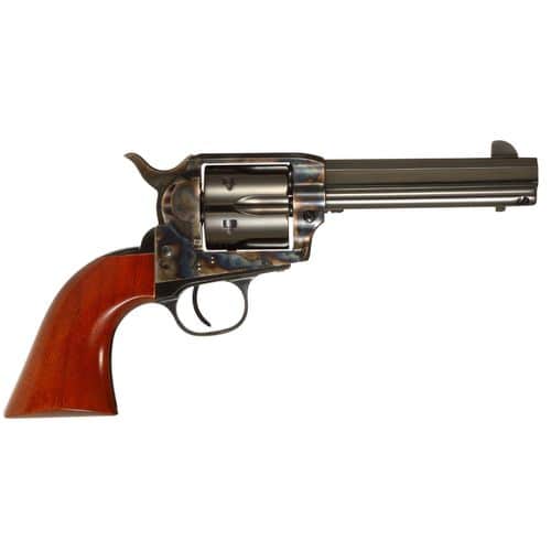 Taylors & Company 556104 1873 Cattleman Drifter 357 Mag 6rd 4.75" Blued Cylinder & Barrel Color Case Hardened Steel Frame Walnut Grip Taylors & Company 556104 1873 Cattleman Drifter 357 Mag 6rd 4.75" Blued Cylinder & Barrel Color Case Hardened Steel Frame Walnut Grip