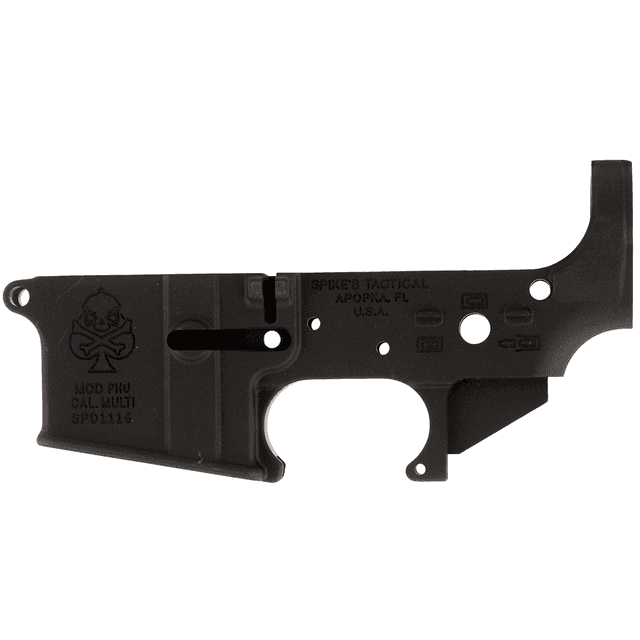 Spikes Tactical PHU Spade Stripped Lower Receiver Multi-Caliber AR-15 Spikes Tactical PHU Spade Stripped Lower Receiver Multi-Caliber AR-15