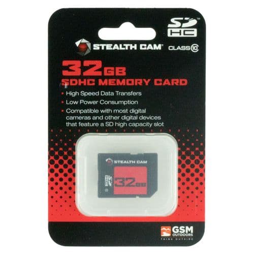 Stealth Cam STC32GB SD Memory Card  32GB Stealth Cam STC32GB SD Memory Card  32GB