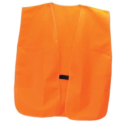 HME VEST-OR Safety Vest OSFA Blaze Orange Polyester HME VEST-OR Safety Vest OSFA Blaze Orange Polyester