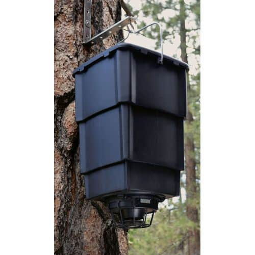 American Hunter AHNF60 Collapsible Nesting Feeder 4 Programs 1-30 Seconds Duration 50 lbs Capacity Black American Hunter AHNF60 Collapsible Nesting Feeder 4 Programs 1-30 Seconds Duration 50 lbs Capacity Black