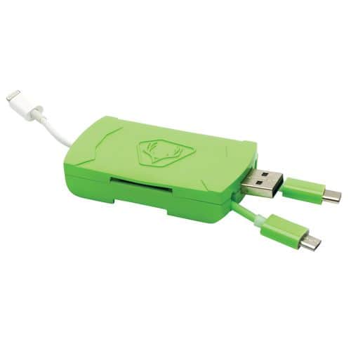 HME QMCR 4-in-1 Card Reader Green Android/IOS HME QMCR 4-in-1 Card Reader Green Android/IOS