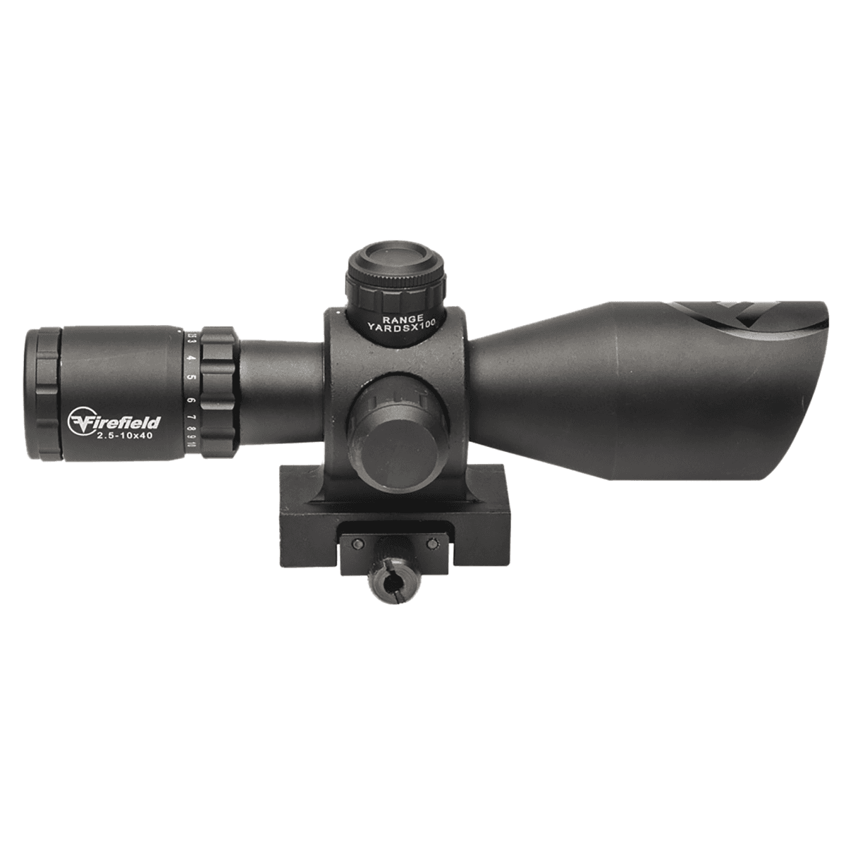 Firefield FF13064 Barrage Matte Black 2.5-10x40mm Illuminated Red/Green Mil-Dot Reticle Firefield FF13064 Barrage Matte Black 2.5-10x40mm Illuminated Red/Green Mil-Dot Reticle