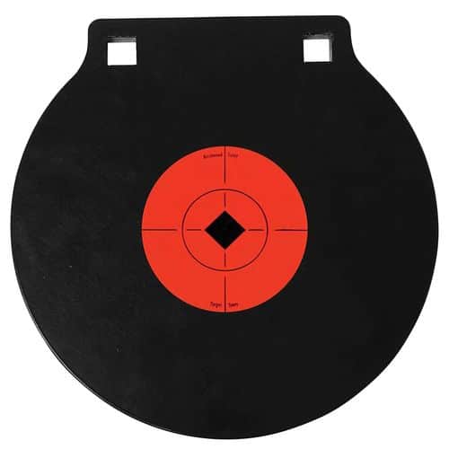 Birchwood Casey 47615 World of Targets Double Hole Black Gong w/Orange Target AR500 Steel 10" Birchwood Casey 47615 World of Targets Double Hole Black Gong w/Orange Target AR500 Steel 10"