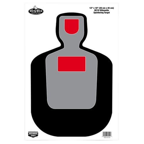 Birchwood Casey 35717 Dirty Bird BC-19 Silhouette Hanging Tagboard Target 12" x 18" 8 Per Pack Birchwood Casey 35717 Dirty Bird BC-19 Silhouette Hanging Tagboard Target 12" x 18" 8 Per Pack