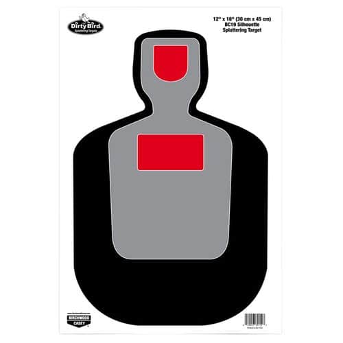 Birchwood Casey 35717 Dirty Bird BC-19 Silhouette Hanging Tagboard Target 12" x 18" 8 Per Pack Birchwood Casey 35717 Dirty Bird BC-19 Silhouette Hanging Tagboard Target 12" x 18" 8 Per Pack