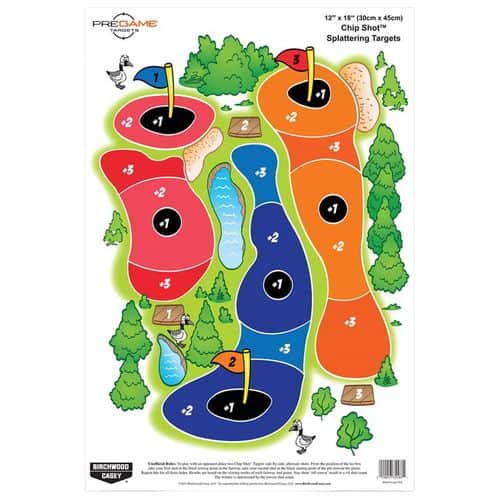 Birchwood Casey 35566 Pregame Self-Adhesive Paper Chip Shot Multi Color 8 Per Pkg Birchwood Casey 35566 Pregame Self-Adhesive Paper Chip Shot Multi Color 8 Per Pkg