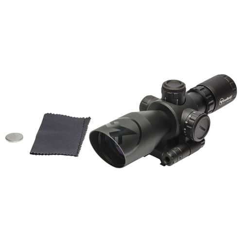 Firefield FF13065 Barrage w/Red Laser Matte Black 2.5-10x40mm Illuminated Red/Green Mil-Dot Reticle/Red Laser Firefield FF13065 Barrage w/Red Laser Matte Black 2.5-10x40mm Illuminated Red/Green Mil-Dot Reticle/Red Laser