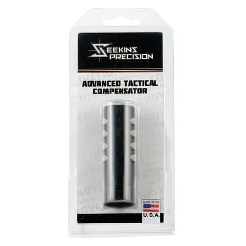 Seekins Precision 0011510039 ATC 308 Win,7.62x51mm NATO Muzzle Brake 5/8"-24 tpi Black Melonite 416 Stainless Steel Seekins Precision 0011510039 ATC 308 Win,7.62x51mm NATO Muzzle Brake 5/8"-24 tpi Black Melonite 416 Stainless Steel