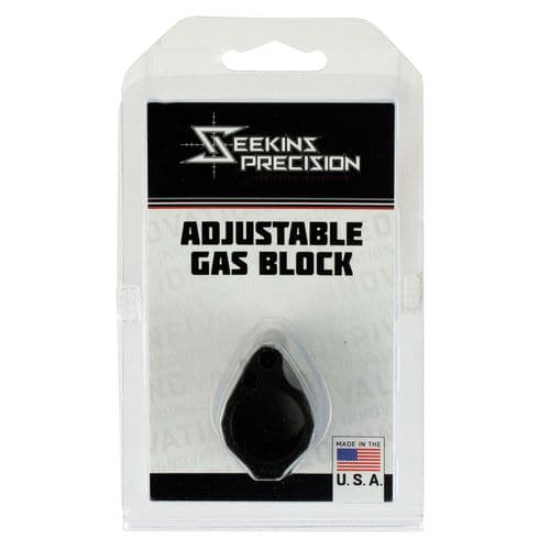 Seekins Precision 0011510031 Low Profile Adjustable Gas Block 1.37" x .94" Black Melonite Seekins Precision 0011510031 Low Profile Adjustable Gas Block 1.37" x .94" Black Melonite