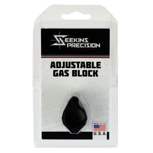 Seekins Precision 0011510031 Low Profile Adjustable Gas Block 1.37" x .94" Black Melonite Seekins Precision 0011510031 Low Profile Adjustable Gas Block 1.37" x .94" Black Melonite