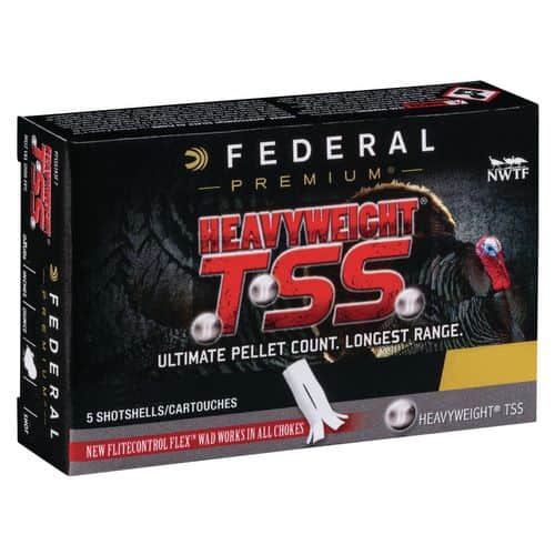Federal PTSS419F9 Premium Heavyweight TSS 410 Gauge 3" 13/16 oz 9 Shot 5 Bx/ 10 Cs Federal PTSS419F9 Premium Heavyweight TSS 410 Gauge 3" 13/16 oz 9 Shot 5 Bx/ 10 Cs