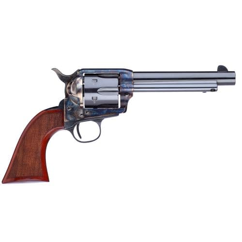 Taylors & Company 555138 1873 Cattleman Gunfighter 357 Mag 6rd 5.50" Blued Cylinder & Barrel Color Case Hardened Steel Frame Walnut Army Size Grip Taylors & Company 555138 1873 Cattleman Gunfighter 357 Mag 6rd 5.50" Blued Cylinder & Barrel Color Case Hardened Steel Frame Walnut Army Size Grip