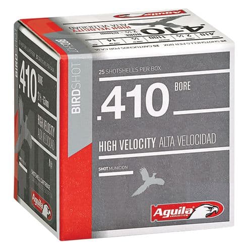 Aguila 1CHB4138 Sub-Gauge 410 Gauge 2.50" 1/2 oz 8 Shot 25 Bx/ 20 Cs Aguila 1CHB4138 Sub-Gauge 410 Gauge 2.50" 1/2 oz 8 Shot 25 Bx/ 20 Cs