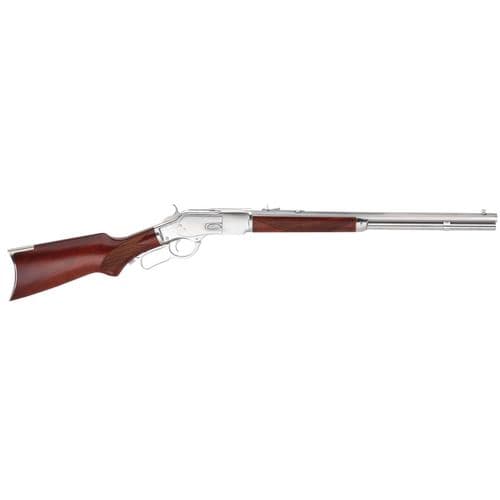 Taylors & Company 213W03 1873 357 Mag 10+1 20" Walnut Fixed Pistol Grip Stock Silver Right Hand Taylors & Company 213W03 1873 357 Mag 10+1 20" Walnut Fixed Pistol Grip Stock Silver Right Hand